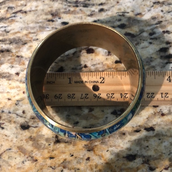 VINTAGE VAN GOGH INSPIRED IRIS BANGLE - Picture 12 of 14